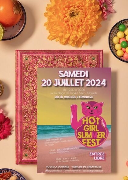 Hot Girl Summer Festival : Réalisation d’un flyer évenementiel Hot Girl Summer Festival : Réalisation d’un flyer évenementiel