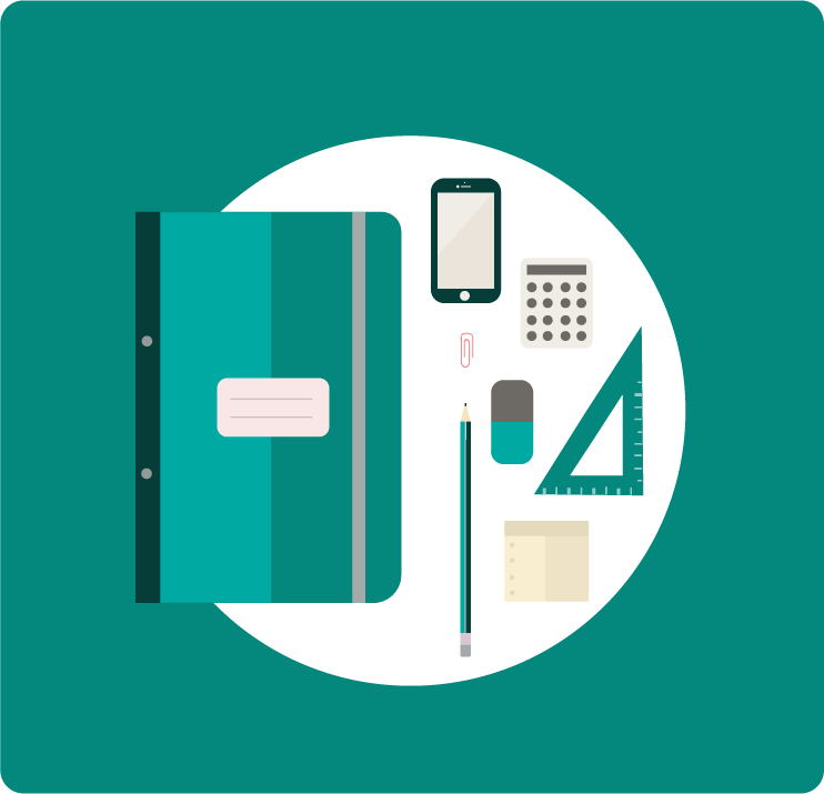 Accessoires de bureau : Réalisation d’une illustration Accessoires de bureau : Réalisation d’une illustration