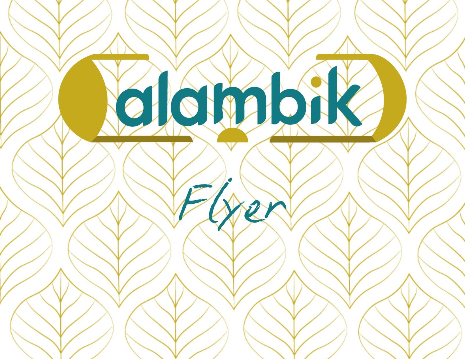 Association Alambik : Réalisation d’un flyer de présentation de l’association Association Alambik : Réalisation d’un flyer de présentation de l’association